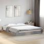 Preview: Bettgestell Betongrau 160x200 cm Holzwerkstoff