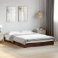 Preview: Bettgestell Braun Eichen-Optik 140x200 cm Holzwerkstoff