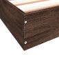 Preview: Bettgestell Braun Eichen-Optik 140x200 cm Holzwerkstoff