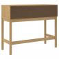 Preview: Konsolentisch FLORO Wachsbraun 89,5x36,5x73cm Massivholz Kiefer