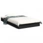 Preview: ARDEBO.de - Bettgestell Schwarz 90x190 cm Holzwerkstoff