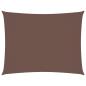 Preview: Sonnensegel Oxford-Gewebe Rechteckig 6x7 m Braun