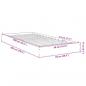 Preview: Bettgestell Grau Sonoma 90x200 cm Holzwerkstoff
