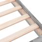 Preview: Bettgestell Grau Sonoma 75x190 cm Holzwerkstoff