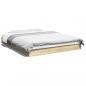 Preview: ARDEBO.de - Bettgestell Sonoma-Eiche 160x200 cm Holzwerkstoff