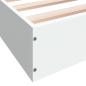 Preview: Bettgestell Weiß 140x200 cm Holzwerkstoff