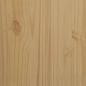 Preview: Kleiderschrank FLORO Wachsbraun 77x53x171 cm Massivholz Kiefer