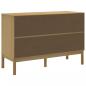 Preview: Kommode FLORO Wachsbraun Massivholz Kiefer