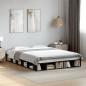 Preview: Bettgestell Schwarz 140x200 cm Holzwerkstoff