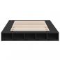 Preview: Bettgestell Schwarz 140x200 cm Holzwerkstoff