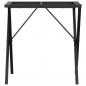 Preview: Esstisch-Gestell in X-Form 70x70x73 cm Gusseisen
