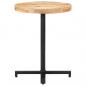 Preview: Bistrotisch Rund Ø60x75 cm Raues Mangoholz