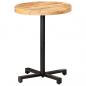 Preview: Bistrotisch Rund Ø60x75 cm Raues Mangoholz