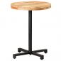 Preview: Bistrotisch Rund Ø60x75 cm Raues Mangoholz