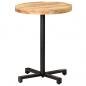 Preview: Bistrotisch Rund Ø60x75 cm Raues Mangoholz