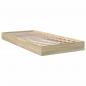 Preview: Bettgestell Sonoma-Eiche 75x190 cm Holzwerkstoff