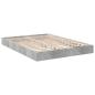 Preview: Bettgestell Betongrau 140x200 cm Holzwerkstoff