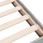 Preview: Bettgestell Betongrau 140x200 cm Holzwerkstoff
