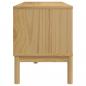 Preview: TV-Schrank FLORO Wachsbraun 114x43x55 cm Massivholz Kiefer