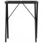 Preview: Esstisch-Gestell in X-Form 60x40x73 cm Gusseisen