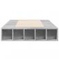 Preview: Bettgestell Betongrau 90x200 cm Holzwerkstoff