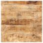 Preview: Bistrotisch Quadratisch 60x60x75 cm Raues Mangoholz 
