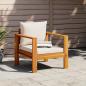 Preview: ARDEBO.de - Gartensessel mit Kissen Massivholz Akazie