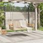 Preview: Hängebank Beige 109x62x40 cm Poly Rattan