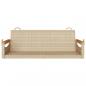 Preview: Hängebank Beige 109x62x40 cm Poly Rattan