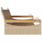 Preview: Hängebank Beige 109x62x40 cm Poly Rattan