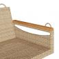 Preview: Hängebank Beige 109x62x40 cm Poly Rattan