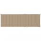 Preview: Sonnenliegen-Auflage Beige 200x70x3 cm Oxford-Gewebe