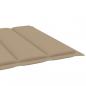 Preview: Sonnenliegen-Auflage Beige 200x70x3 cm Oxford-Gewebe