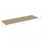 Preview: Sonnenliegen-Auflage Beige 200x70x3 cm Oxford-Gewebe