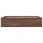 Preview: Bettgestell Braun Eichen-Optik 150x200 cm Holzwerkstoff