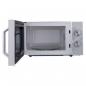 Preview: Sharp R204WA Mikrowelle 20 Liter Garraum, 800 Watt, Glasdrehteller(24,5cm), 2 Drehknopf Bedienung, weiß