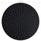 Preview: Regenbrause Edelstahl 40 cm Rund Schwarz