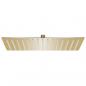 Preview: ARDEBO.de - Regenbrause Edelstahl 40x30 cm Rechteckig Golden