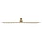 Preview: Regenbrause Edelstahl 40x30 cm Rechteckig Golden