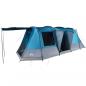 Preview: Tunnelzelt 4 Personen Blau Wasserdicht