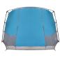 Preview: Tunnelzelt 4 Personen Blau Wasserdicht