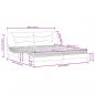 Preview: Bett mit Matratze Blau 200x200 cm Stoff