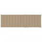Preview: Sonnenliegen-Auflage Beige 200x60x3 cm Oxford-Gewebe