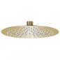 Preview: ARDEBO.de - Regenbrause Edelstahl 20 cm Rund Golden