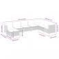 Preview: 8-tlg. Garten-Sofagarnitur mit Kissen Grau Poly Rattan