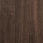 Preview: Bettgestell Braun Eichen-Optik 140x190 cm Holzwerkstoff Metall