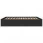 Preview: Bettgestell Schwarz 150x200 cm Holzwerkstoff