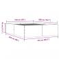 Preview: Bettgestell Grau Sonoma 150x200 cm Holzwerkstoff
