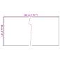 Preview: Balkon-Sichtschutz Anthrazit 300x80 cm Poly Rattan