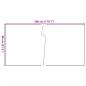 Preview: Balkon-Sichtschutz Anthrazit 300x80 cm Poly Rattan